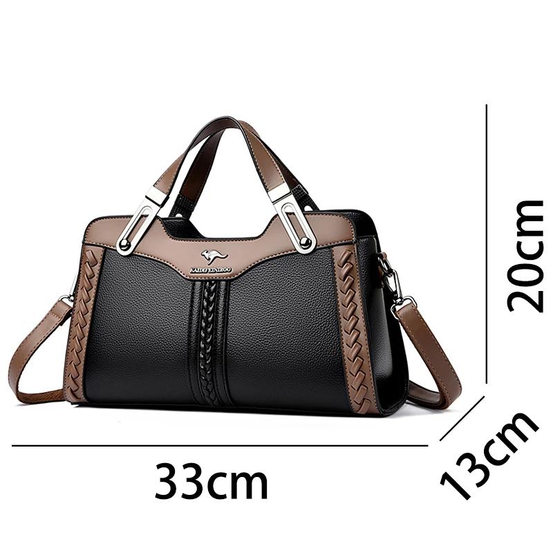 Sac messager en cuir PU de qualité supérieure pour femme, sac à main de luxe de créateur, sacs à ban