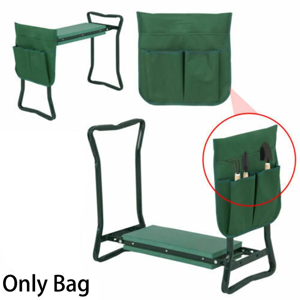 Tabouret à genoux pliable de jardin, sac à outils, pochette de rangement Portable d'extérieur, genou
