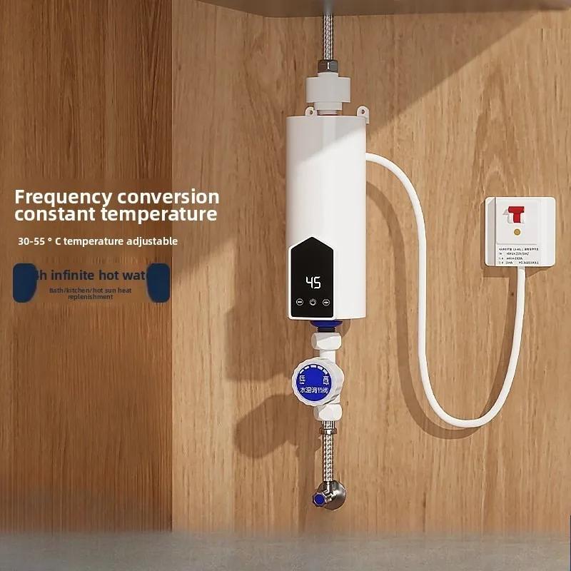Chauffe-eau instantané 220V 3000W-5500W, chauffage électrique Portable pour salle de bains, douche d