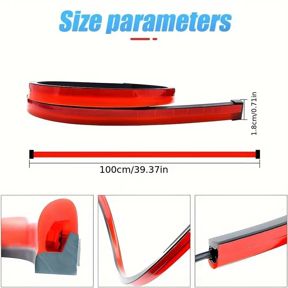 Troisième feu Stop arrière de voiture 100cm, bande LED, feux d'avertissement multi-mode, feux décora