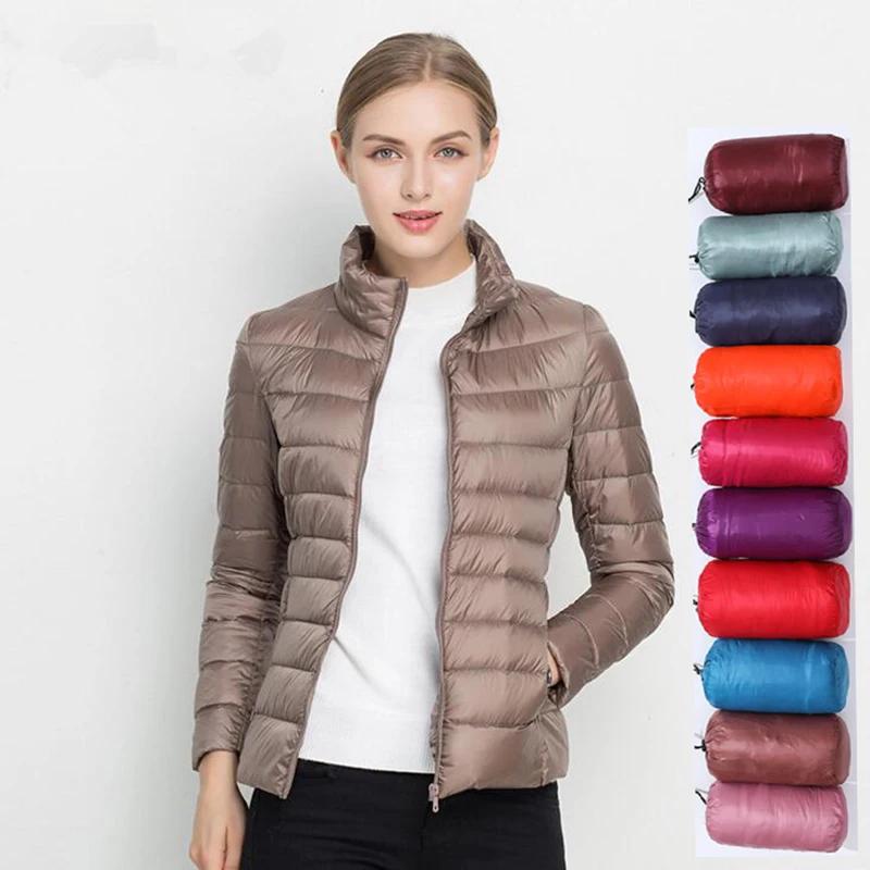 Doudoune Pliable Ultra Légère pour Femme, Doudoune Courte, Chaude, Coréenne, Slim Fit, 5XL, Combinai