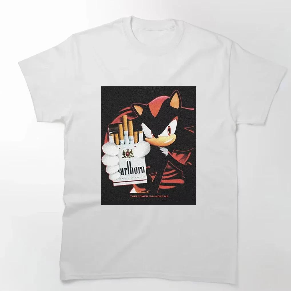 Ultimate Power Sonic Adventure t-shirt unisexe Vintage graphique t-shirts gothique Grunge Y2k Emo sc