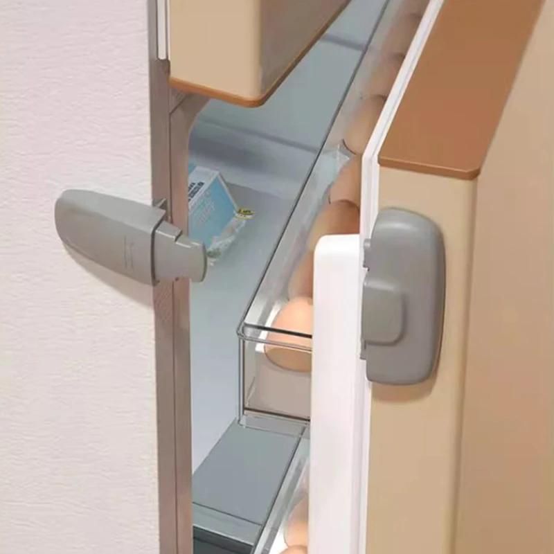 Serrure de porte pour réfrigérateur, congélateur et armoire, loquet de sécurité pour bébé et enfant 