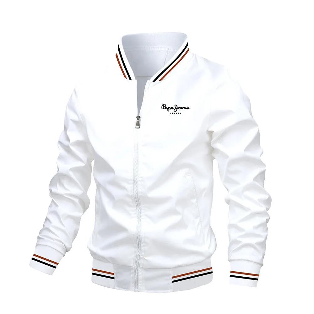 2025 printemps été Bomber veste hommes noir décontracté coupe ajustée Baseball hommes vestes nouvell