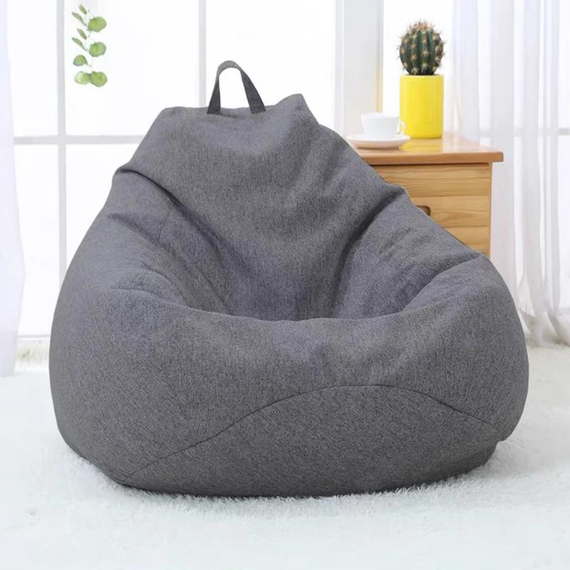 Housse de canapé pour siège paresseux, grand pouf, doux, moelleux, respirant, Tatami pour adulte et 