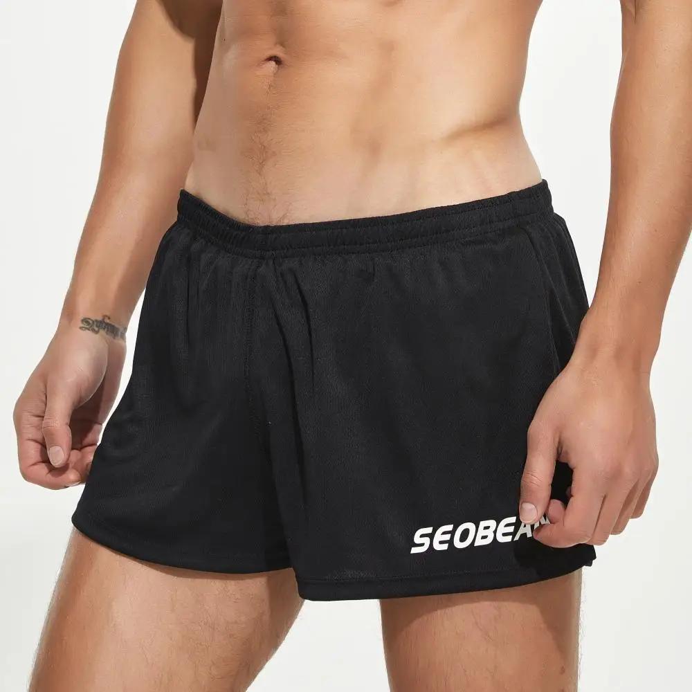 SEOBEAN – short d'été ample à séchage rapide pour hommes, respirant, pour gymnastique, Fitness, entr