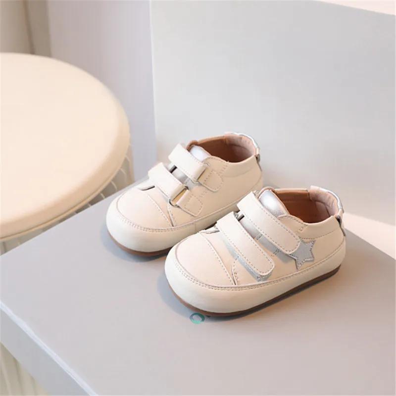 Chaussures cuir microcarence bébé 0-5 ans - Semelle souple pieds nus garçon fille