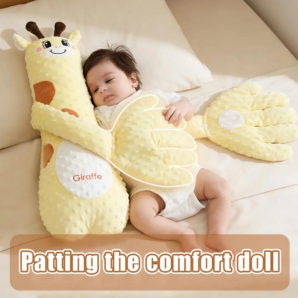Oreiller de Sommeil pour Bébé Girafe 3 Modes avec Télécommande, Aide au Sommeil Électrique pour Bébé