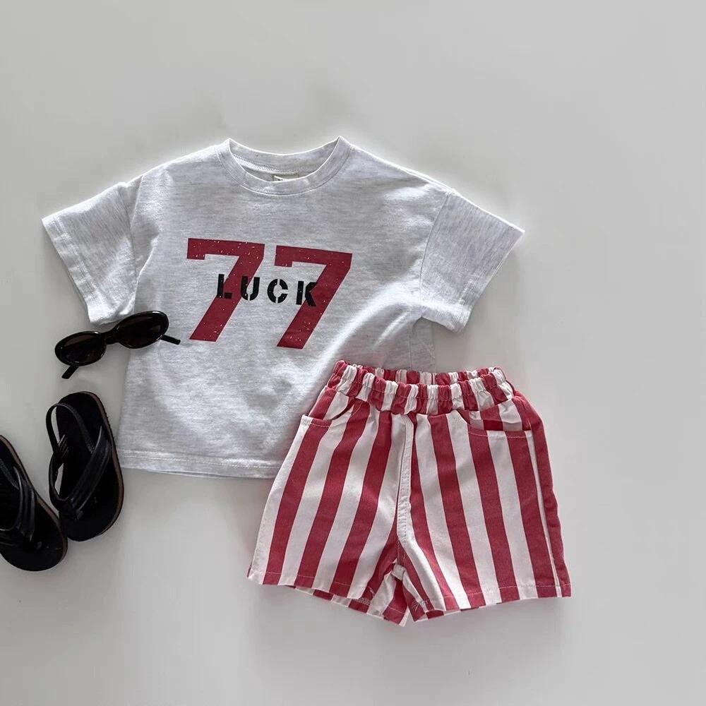 K2630 Style coréen doux décontracté à la mode pantalons courts pour garçons et filles mignon et à la