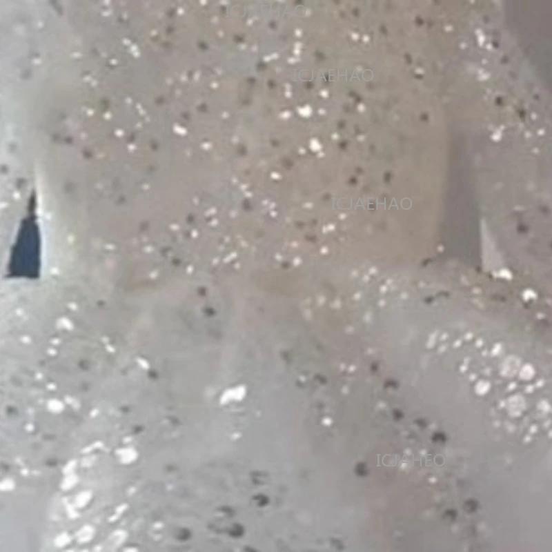 Robe de princesse pour filles, tenue de cérémonie, robe blanche à sequins pour anniversaire, tutu po