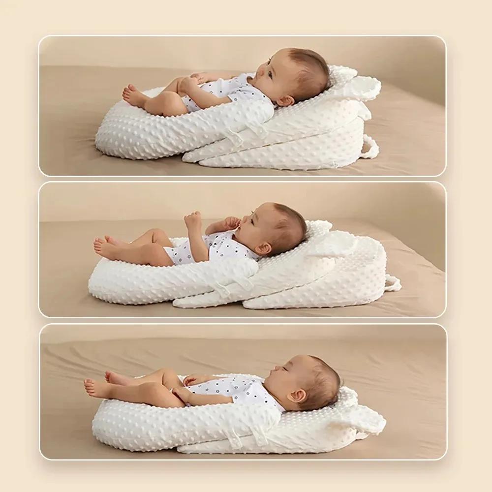 Coussin de couchage anti-débordement pour bébé, dispositif d'alimentation couché pour nouveau-né, or