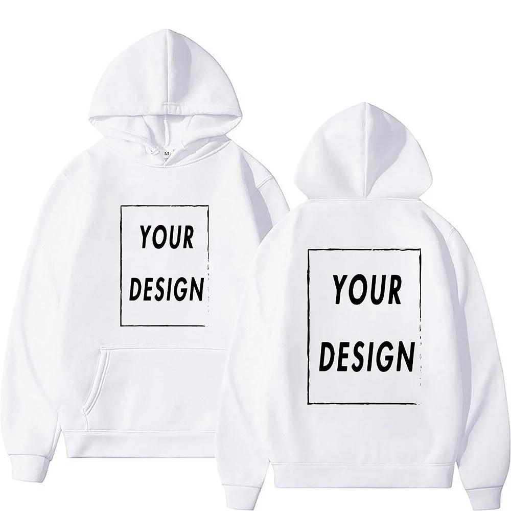 Votre propre Design marque Logo/image personnalisée partout hommes femmes sweat à capuche bricolage 