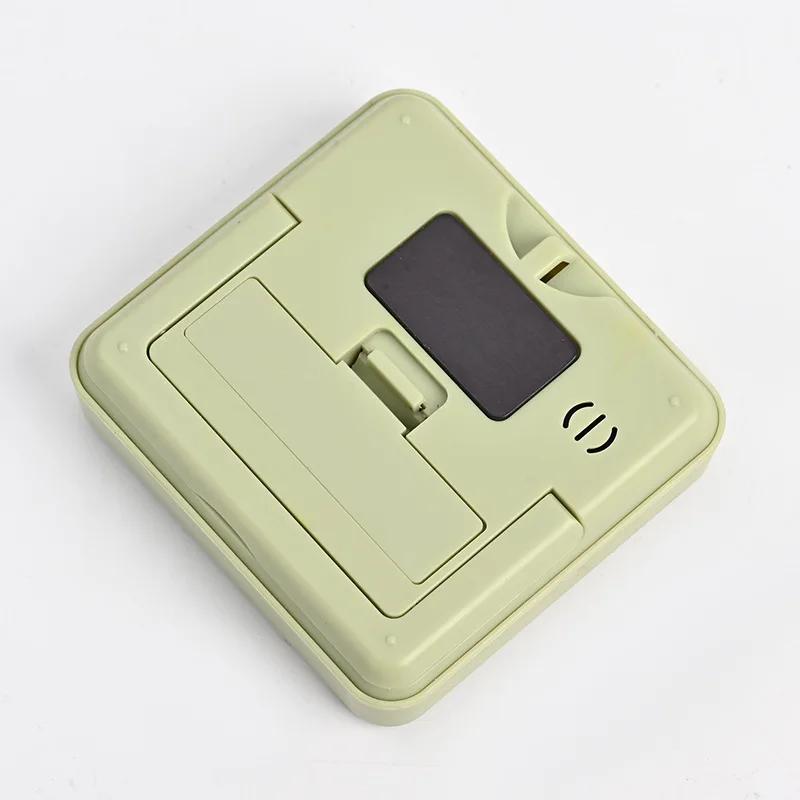 Minuteur de cuisine numérique magnétique avec écran LCD, horloge de compte à rebours 24H, support de