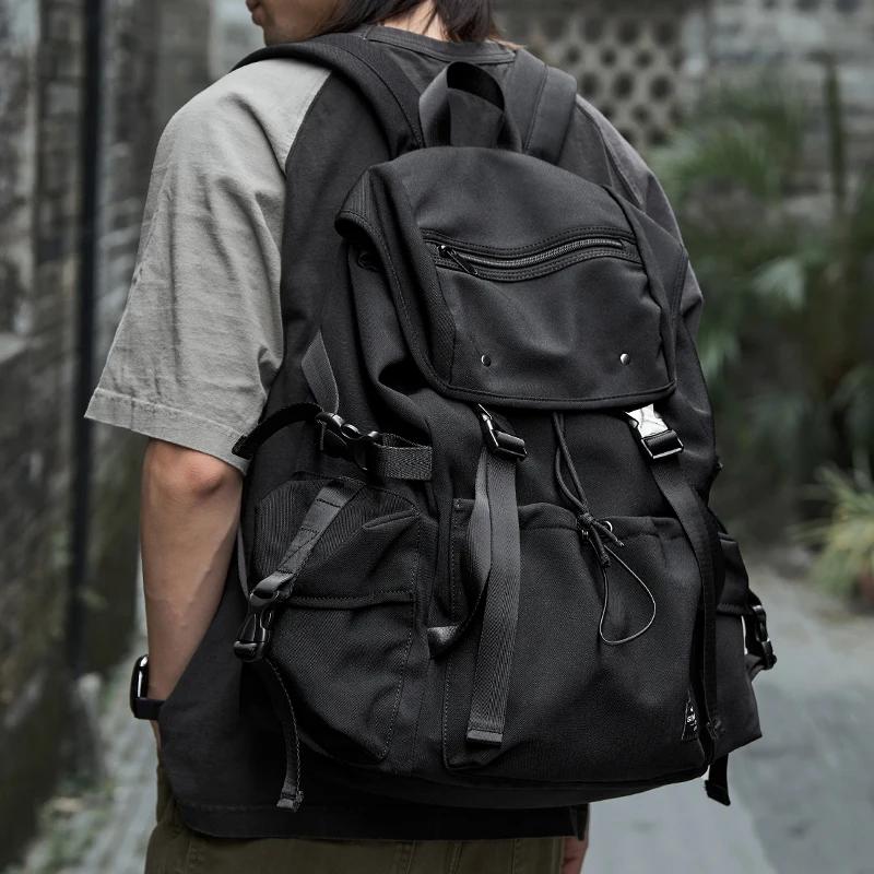 MOYYI sac à dos de voyage en plein air Oxford étanche écoliers mode tendance sac pour hommes Mochila