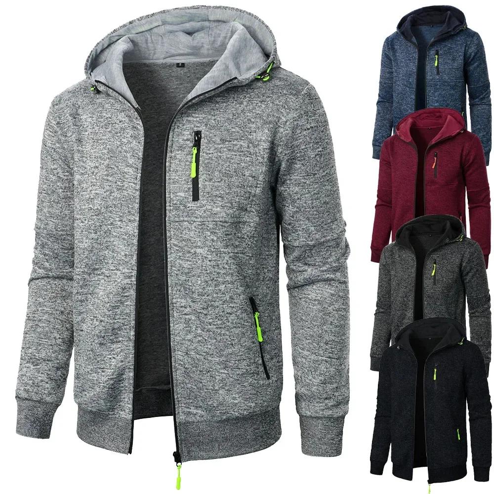 Sweat à capuche PVD Slim Fit Sportedly pour hommes, veste décontractée, survêtement, streetwear, aut