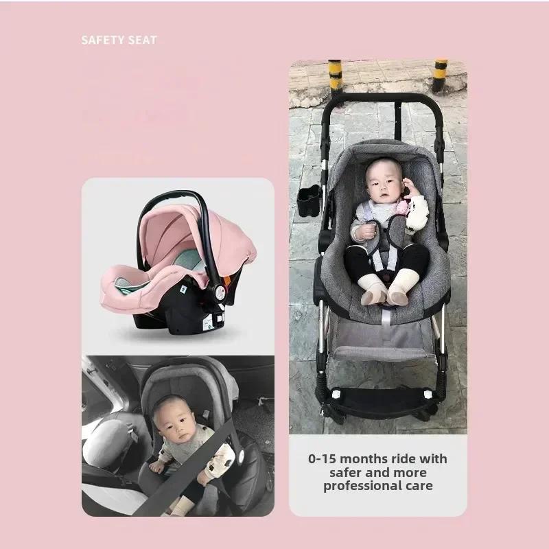 3in1 bébé poussette haute paysage bébé landau portable bébé poussette multifonctionnel nouveau-né la