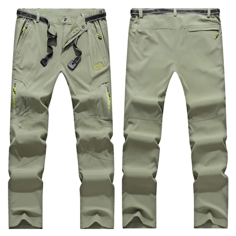 SFABL L-5XL D'été À vaccage Rapide Pantalon Hommes commandé Imperméable DulPants pantalon de peche h