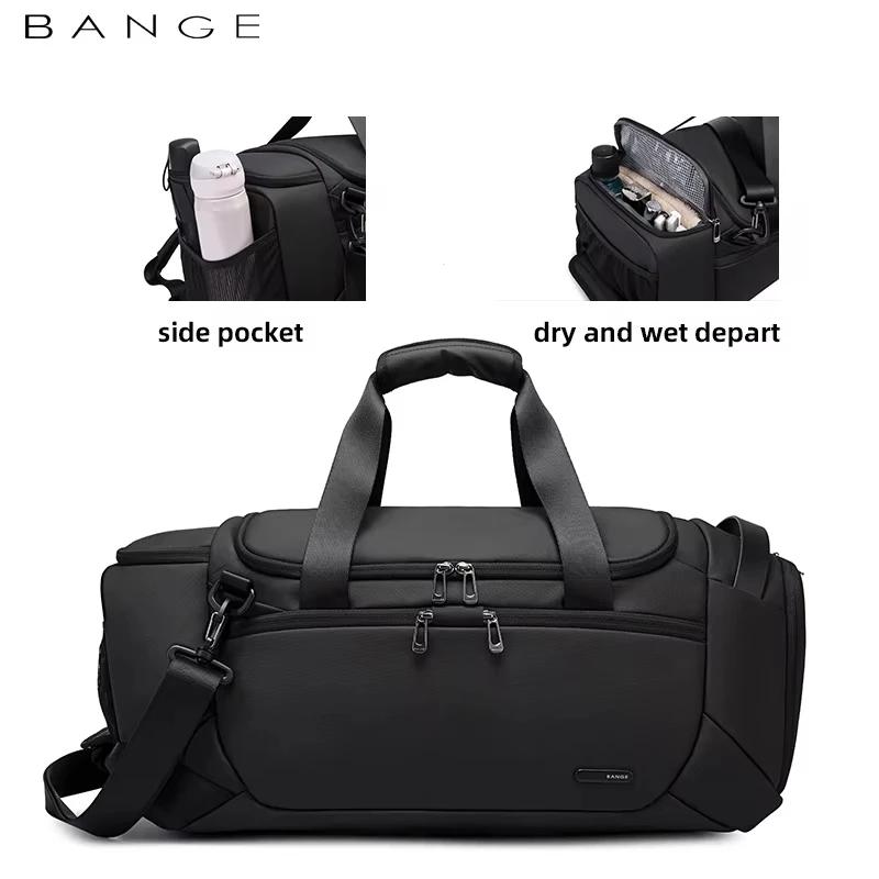 BANGE-Sacs de voyage étanches multifonctions unisexes, bagages de sport personnalisés, valises de sp