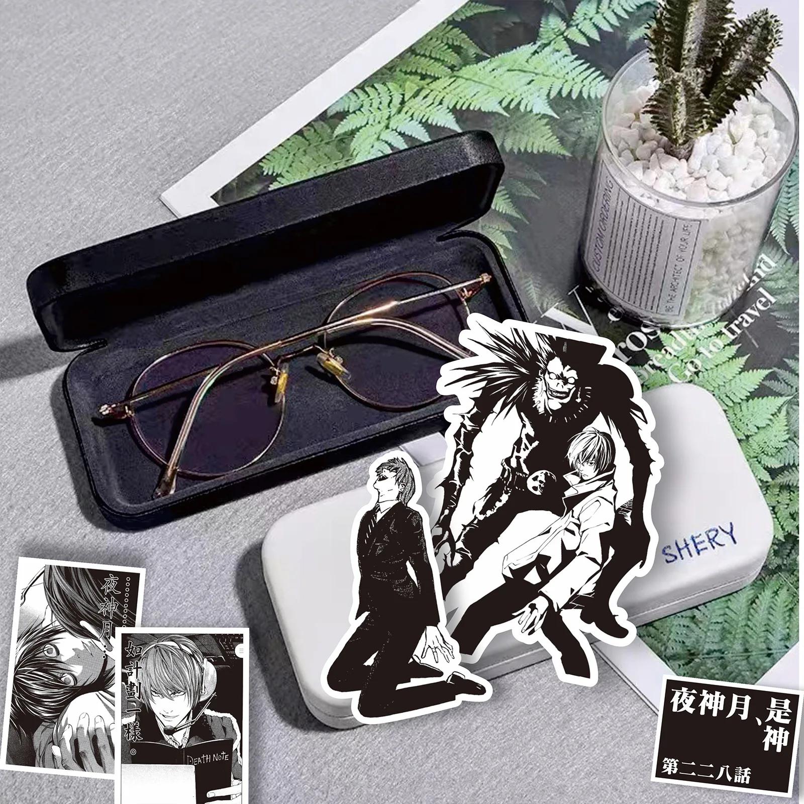 65 pièces Anime Death Note autocollants noir blanc décalcomanies Scrapbook bagages ordinateur portab
