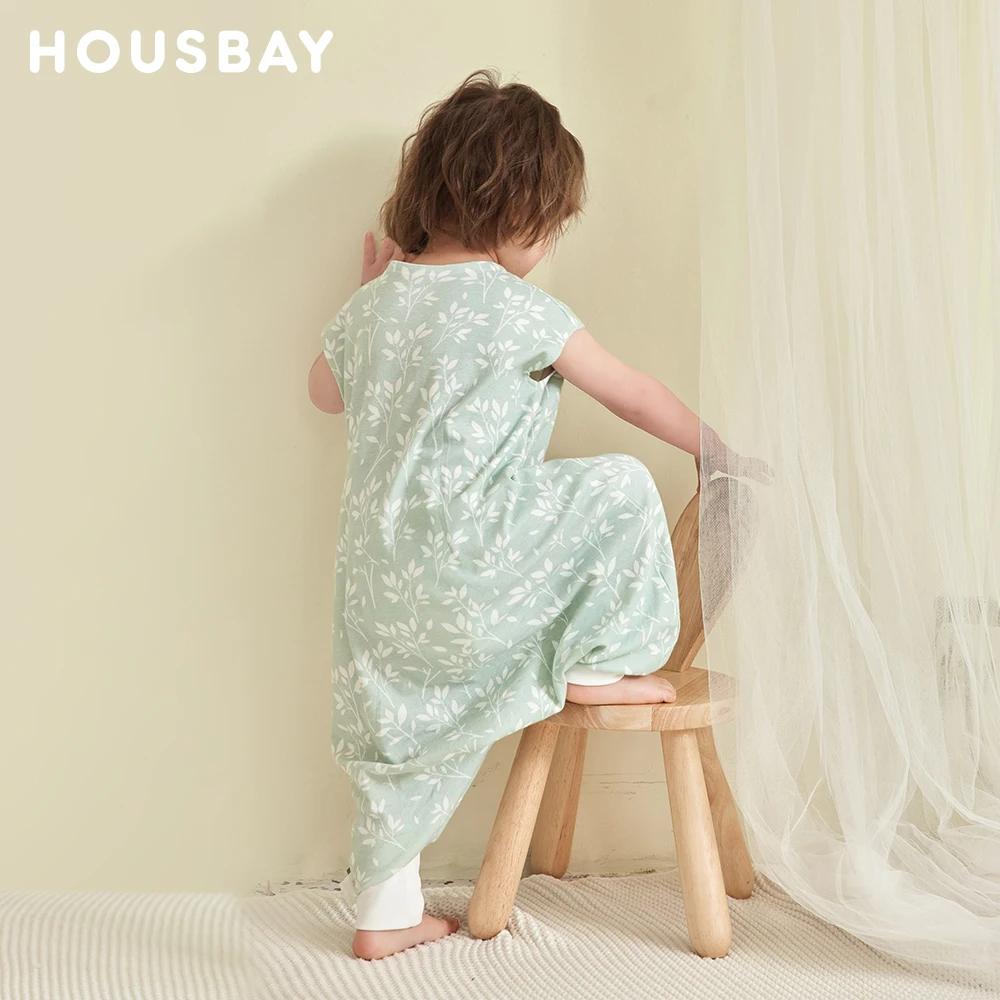 Sac de Couchage pour Enfant de 1 à 6 Ans, Combinaison d'Été, Glaçage Fin, Respirant, 100% Coton, Des
