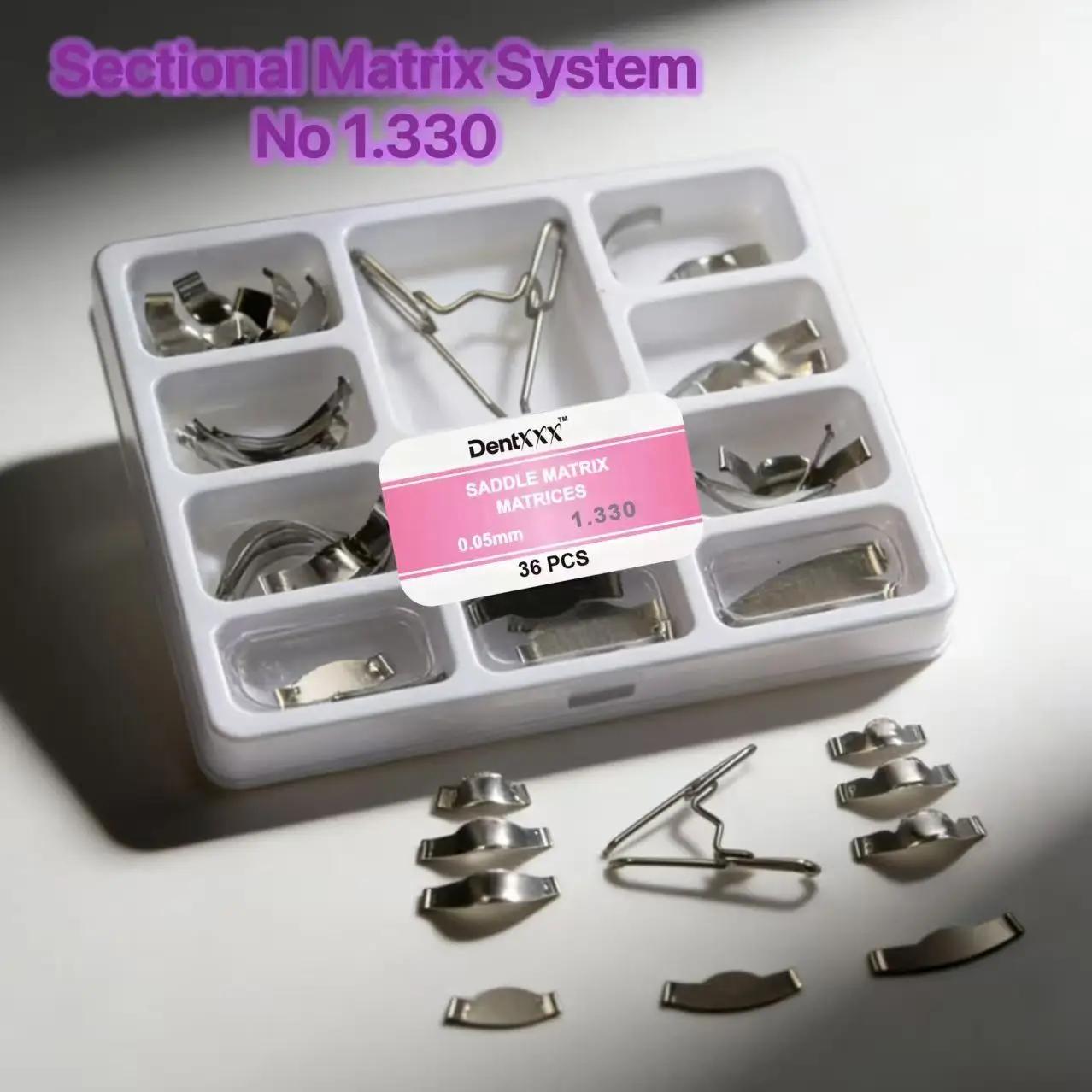Kit de 36 matrices de selle 0,05 mm pour clips de formage sectionnels n° 1330
