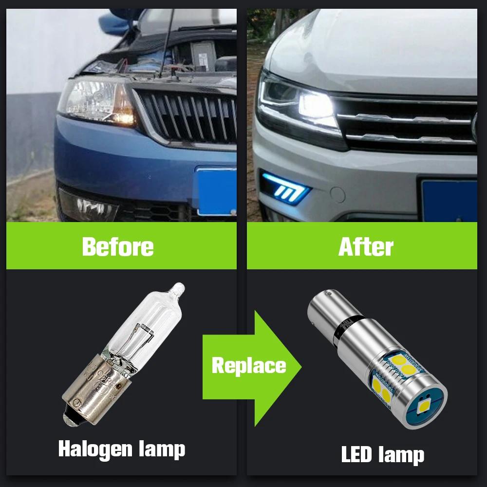 2x feu de stationnement LED lampe de dégagement H6W BAX9S 64132 Canbus pour BMW série 1 F20 F21 séri