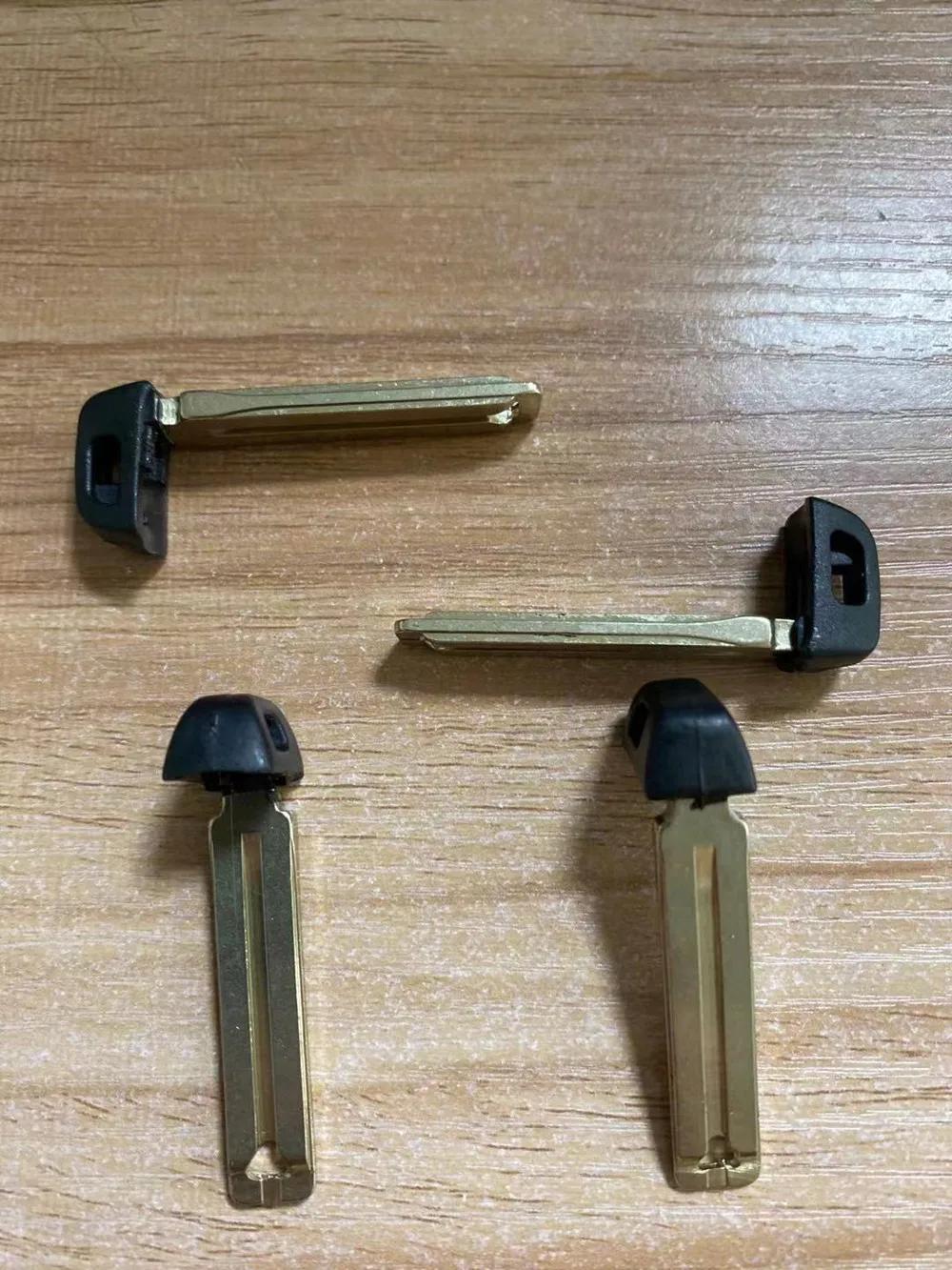 Keychannel 10 pièces lame de clé de voiture d'urgence télécommande intelligente insérer lame de clé 