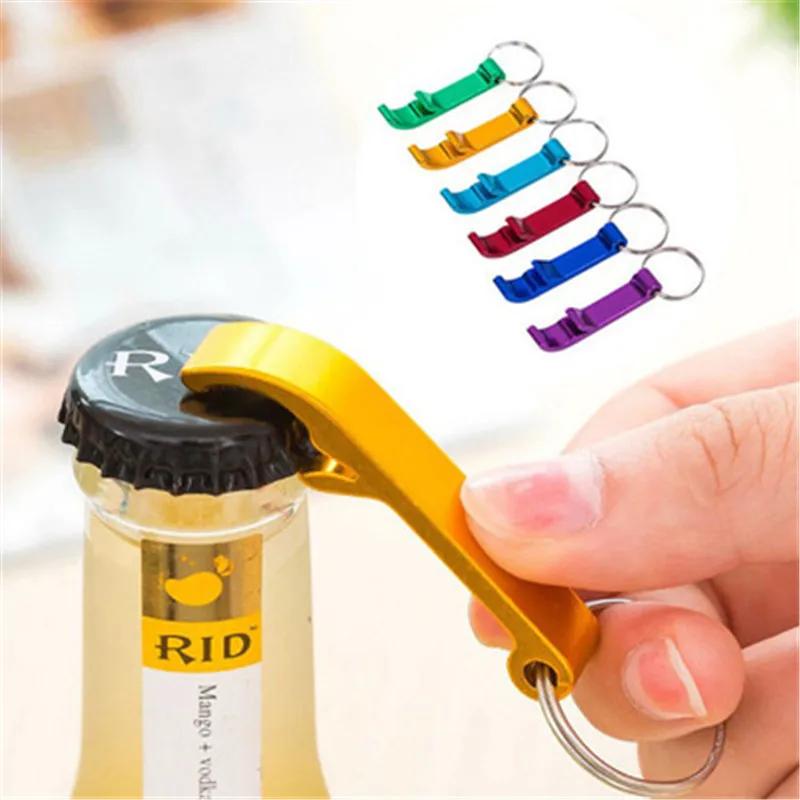 Ouvre-bouteille de bière portable en aluminium