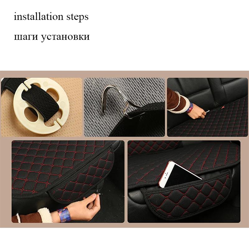 Housse de protection universelle pour siège de voiture, en lin, avant, arrière, été, tapis de coussin, berline, Suv, pick-up, accessoires d'intérieur de voiture