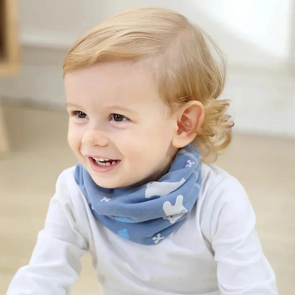 Coton bébé écharpe automne printemps Snood enfants écharpe garçon fille écharpe enfants enfant cou O anneau foulards col chaud foulard nouveau