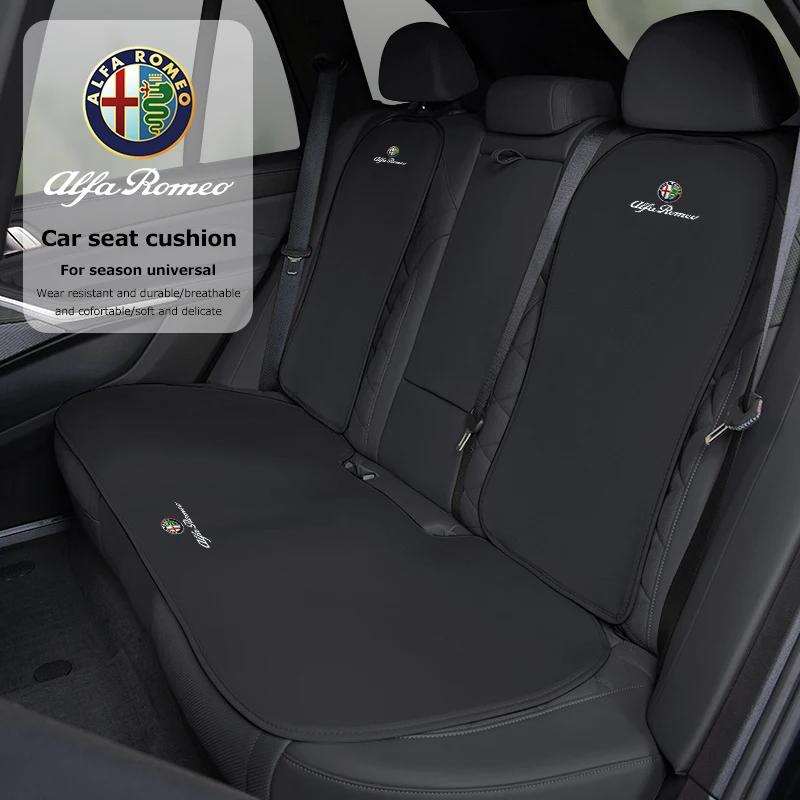 Housse de siège en soie glacée pour voiture, accessoires intérieurs, pour Alfa Romeo 147 156 159 166 Mito Giulia Stelvio GT Giulietta 4C