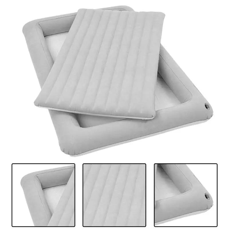 Lit de bébé gonflable pliant lit de couchage pour enfant matelas pneumatique arrière de voiture voyage aérien pour enfants coussin de couchage d'avion à grande vitesse