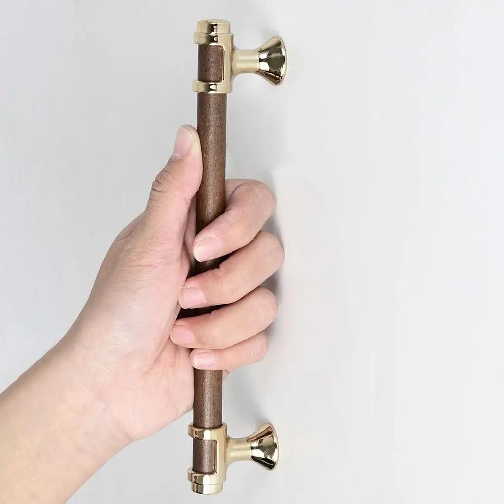 Poignées de porte en bois massif, différentes tailles, poignées multifonctionnelles pour armoires de cuisine, poignées de meubles durables, quincaillerie pour placards