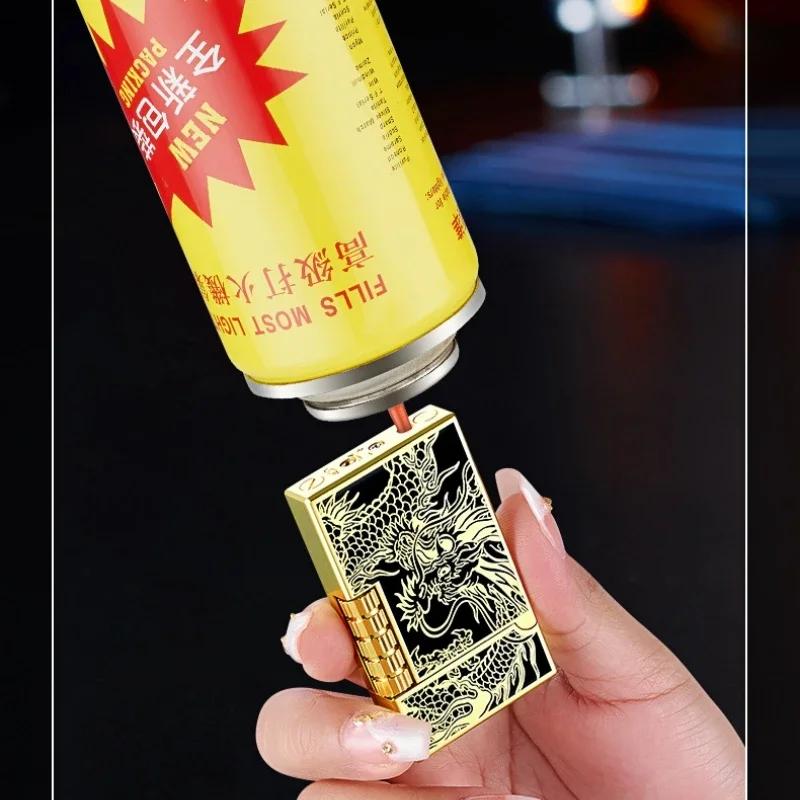 Briquet gonflable en métal et acier