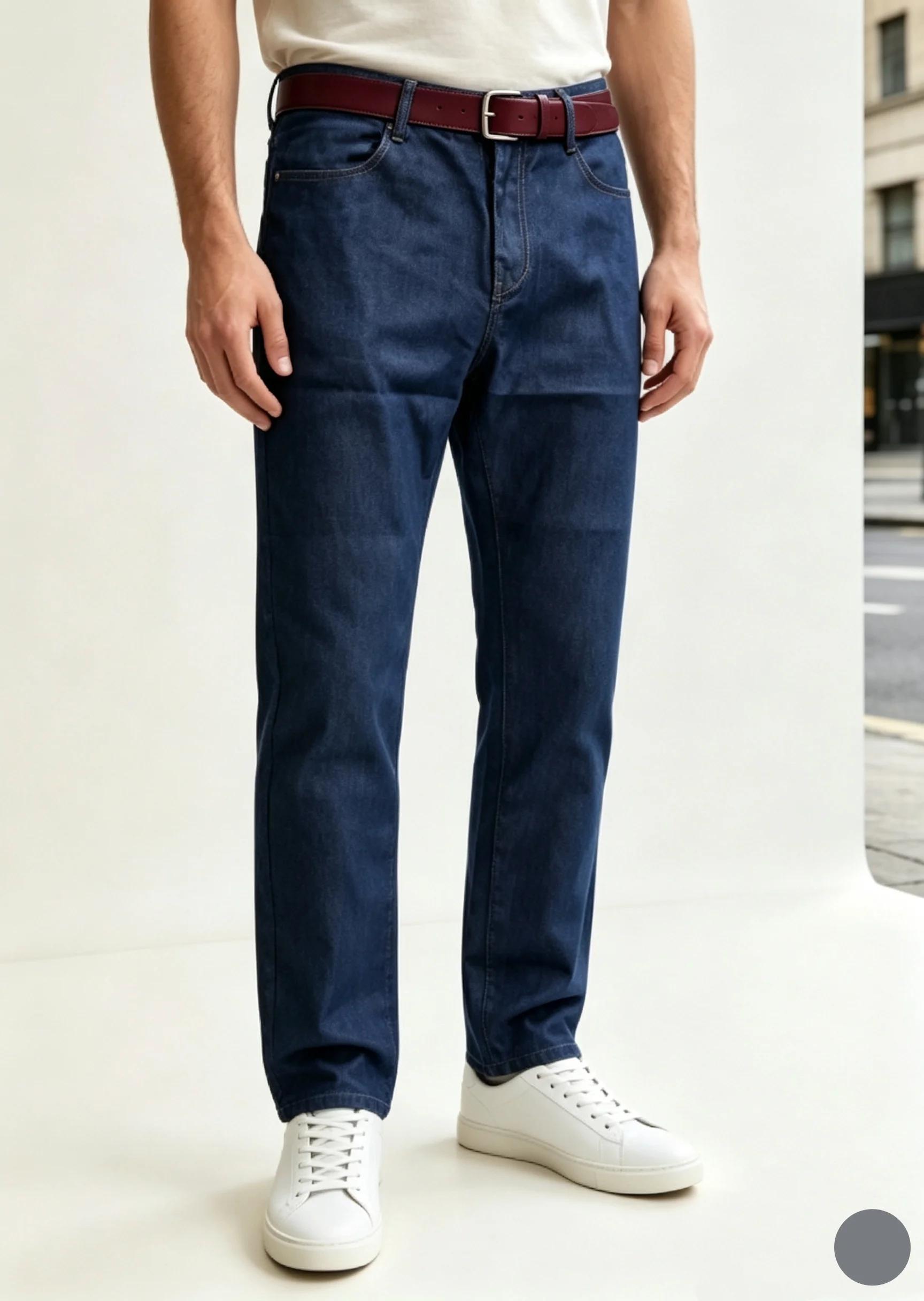 Jeans droits pour hommes