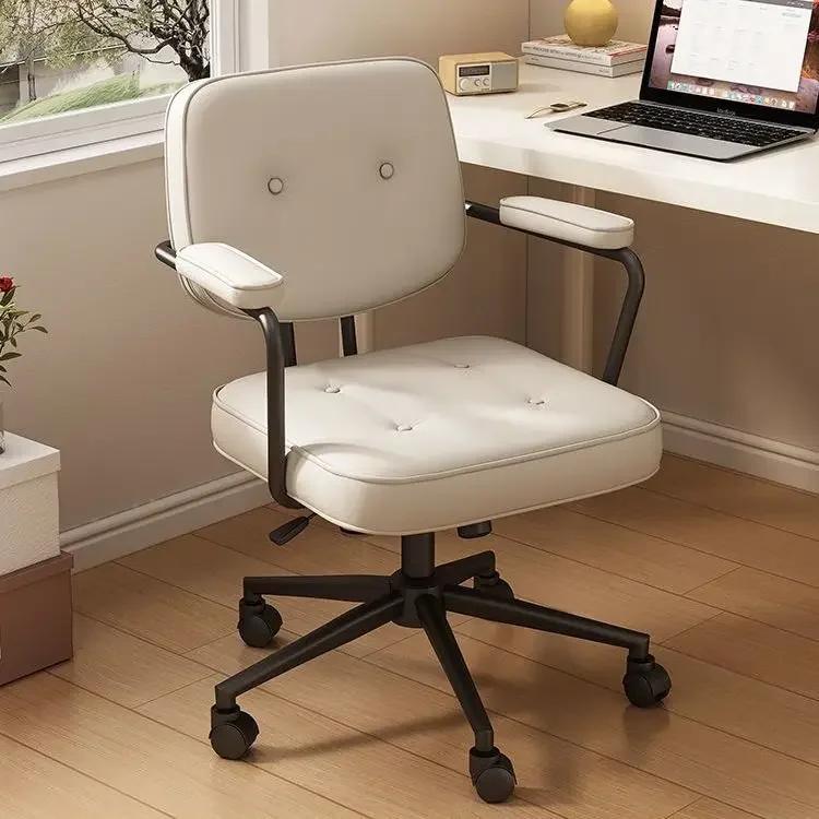 Chaise d'ordinateur confortable pour sédentarité à la maison, bureau, étude, dortoir, dossier, siège de bureau, chambre à coucher
