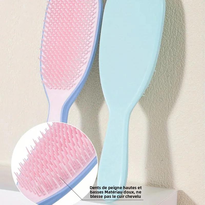 Peigne démêlant antistatique doux pour Massage du cuir chevelu