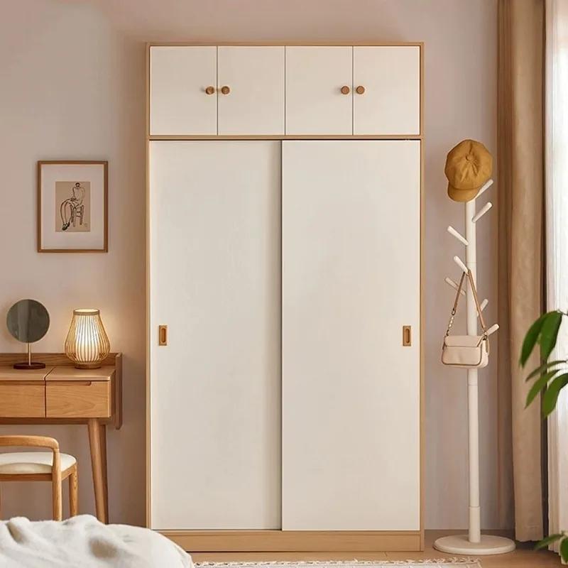 Armoire coulissante de luxe pour chambre à coucher, placard de rangement pour vêtements, meuble de chambre pour adultes