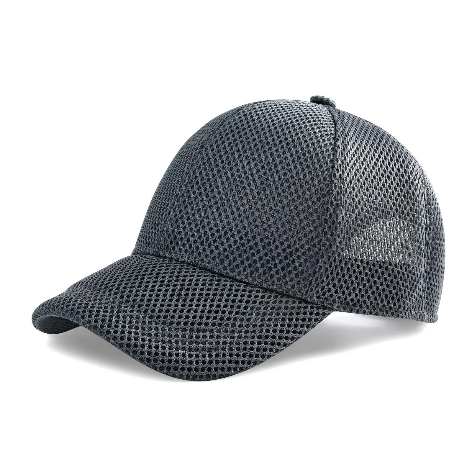 Casquette de baseball unisexe FEICUI 6 panneaux en maille pour l'été