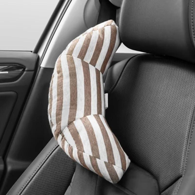 Appui-tête de siège de voiture, Support de tête de couchage pour enfants, ceinture d'épaule, housse de cou pour enfants, accessoires de voiture de voyage