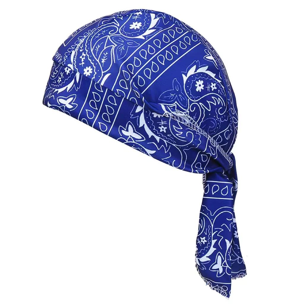 Foulard Bandana pour hommes, foulard de cyclisme, mouchoir, chapeau de Pirate en plein air, moto imprimé Paisley, multicolore, danse Hip-Hop