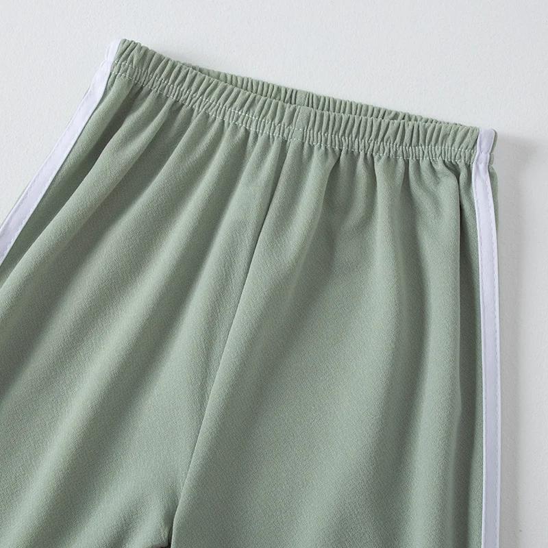 Pantalon été fin à jambes larges garçon fille vêtement confortable loisirs extérieur