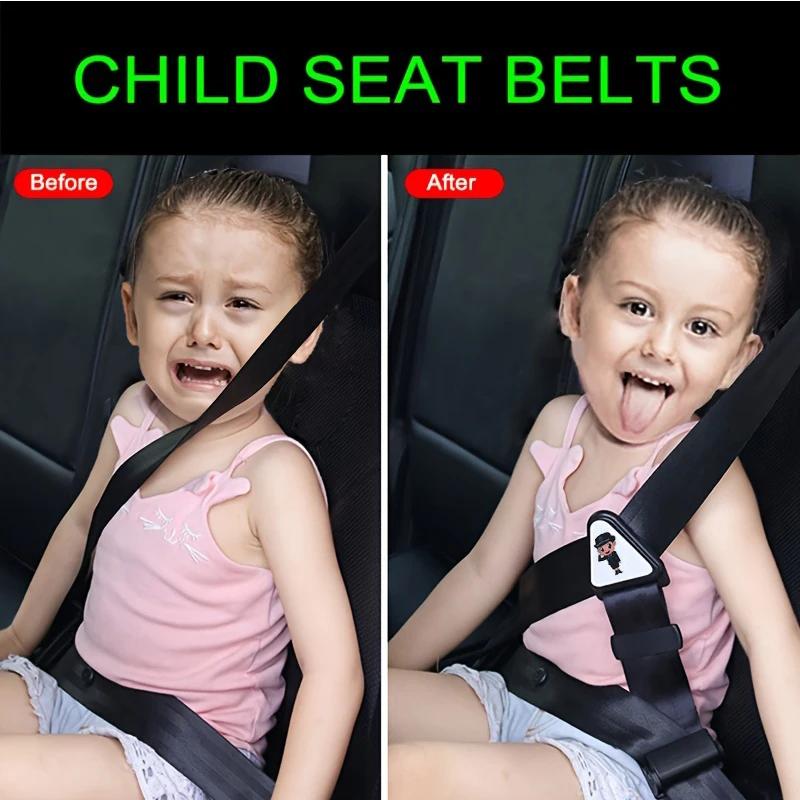 Ceinture de sécurité pour enfant en voiture, empêche le mouvement, fixation réglable, sûre et confortable, siège anti-étranglement, limiteur pratique
