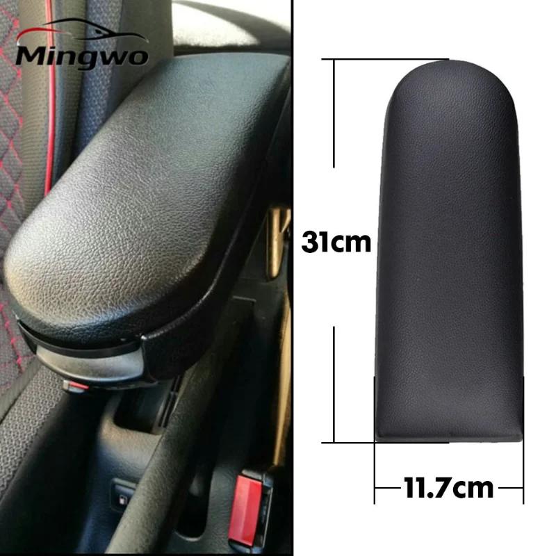 Couverture de protection en cuir pour accoudoir de console centrale de voiture, pour Ibiza 6J 2009 2010 2011 2012 2013 2014 2015 2016