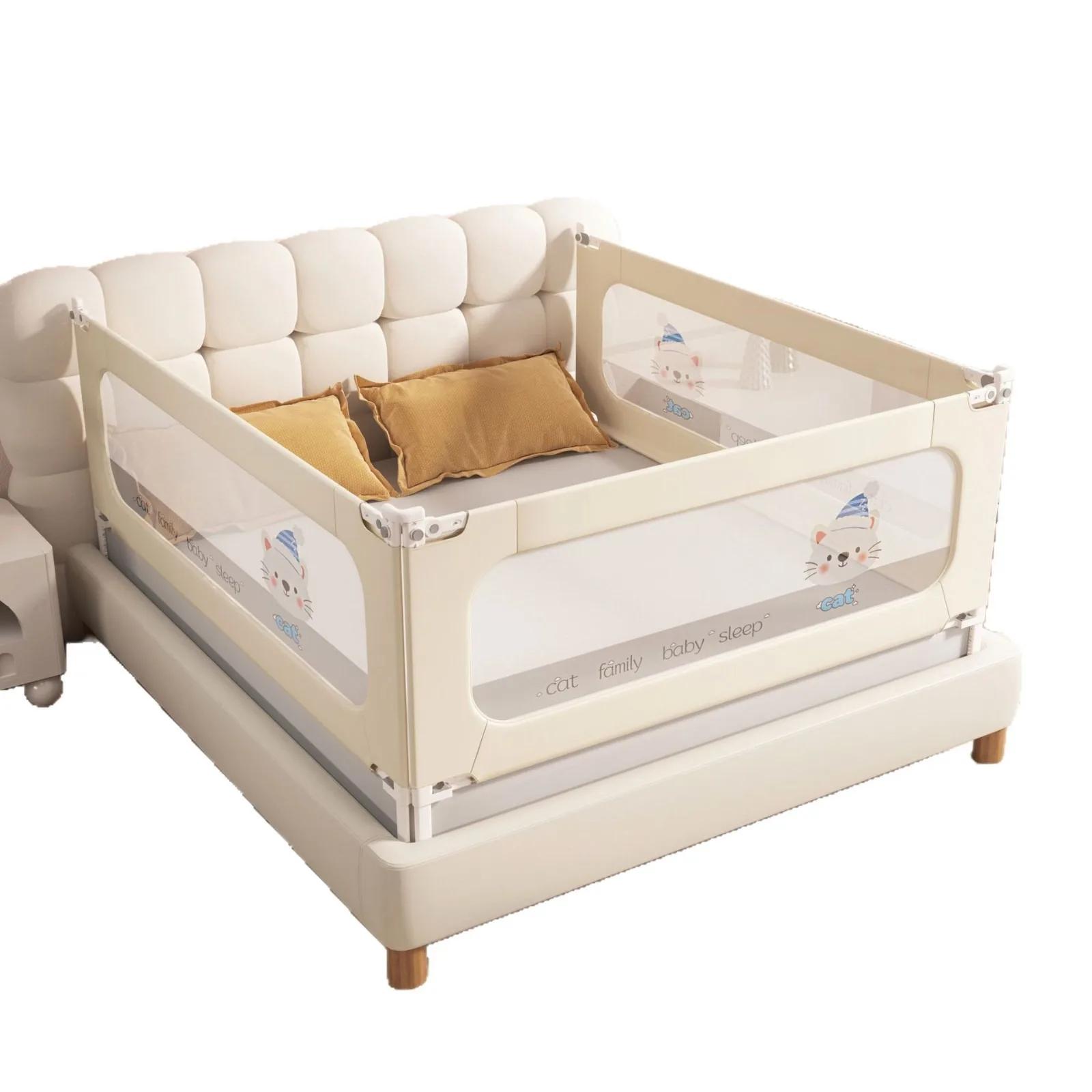Barrière de sécurité pour lit bébé 3 côtés