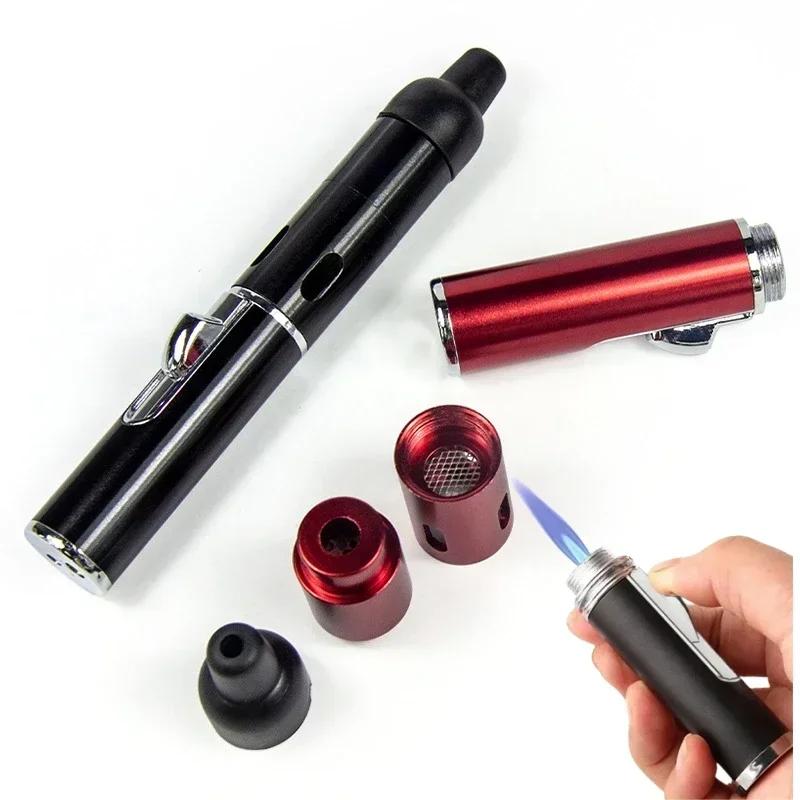 NOUVEAU Briquet à flamme bleue longue portée en métal