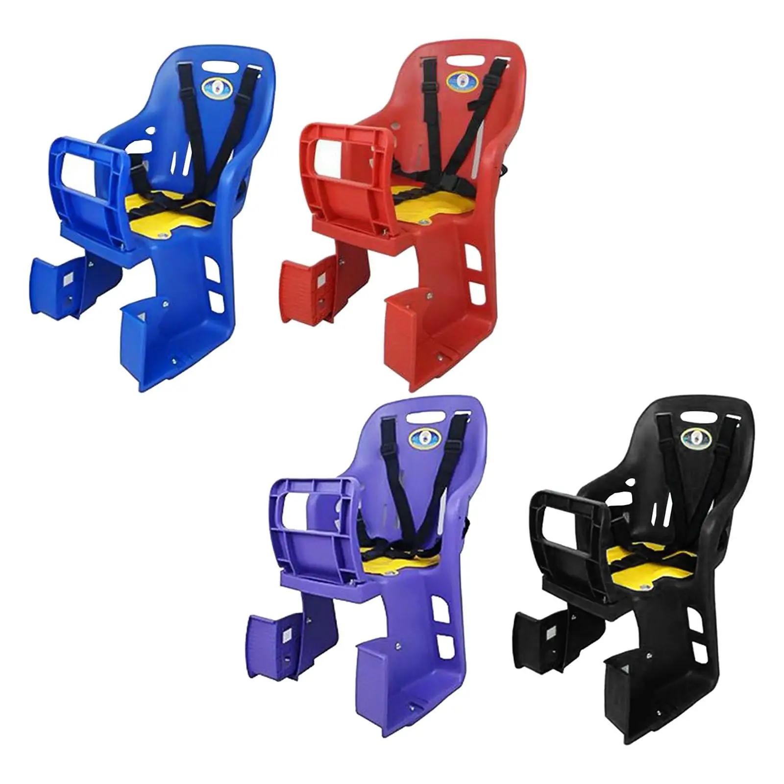 Siège de vélo confortable avec accoudoir pour enfants et adultes