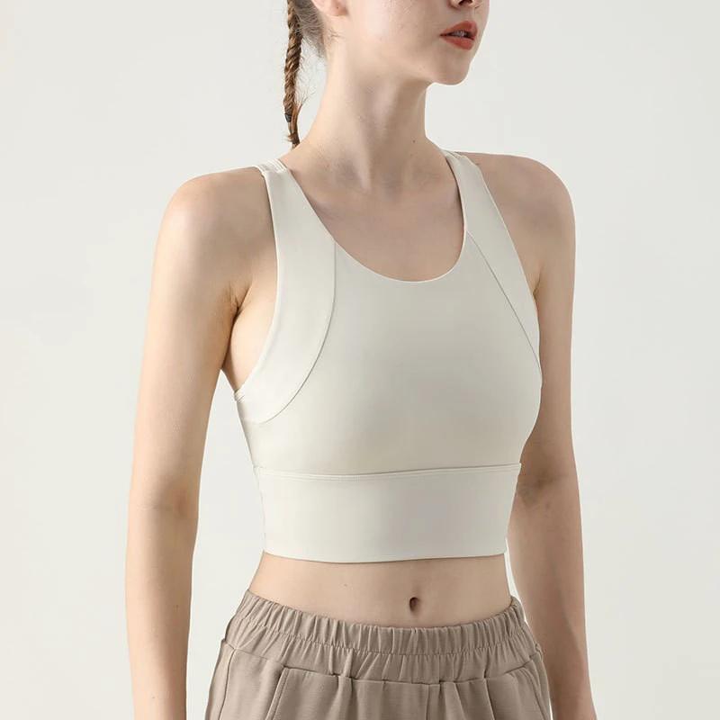 Femmes Sport soutien-gorge haut Push Up Fitness Yoga