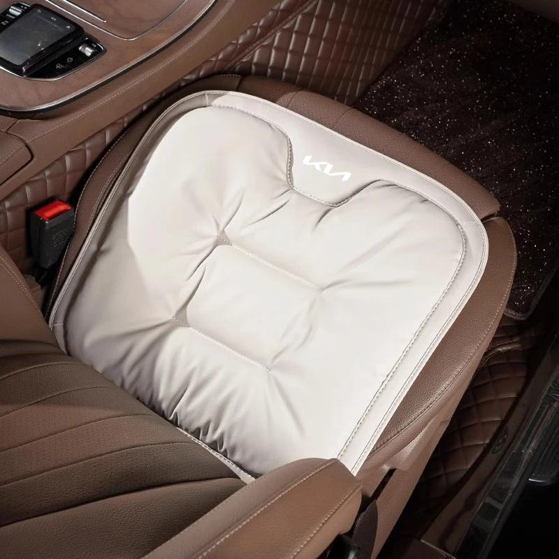 Coussin de siège de voiture en cuir souple, accessoires d'intérieur pour KIA EV6 RIO Ceed Sportage Cerato Soul Sorento Picanto Optima Stinger