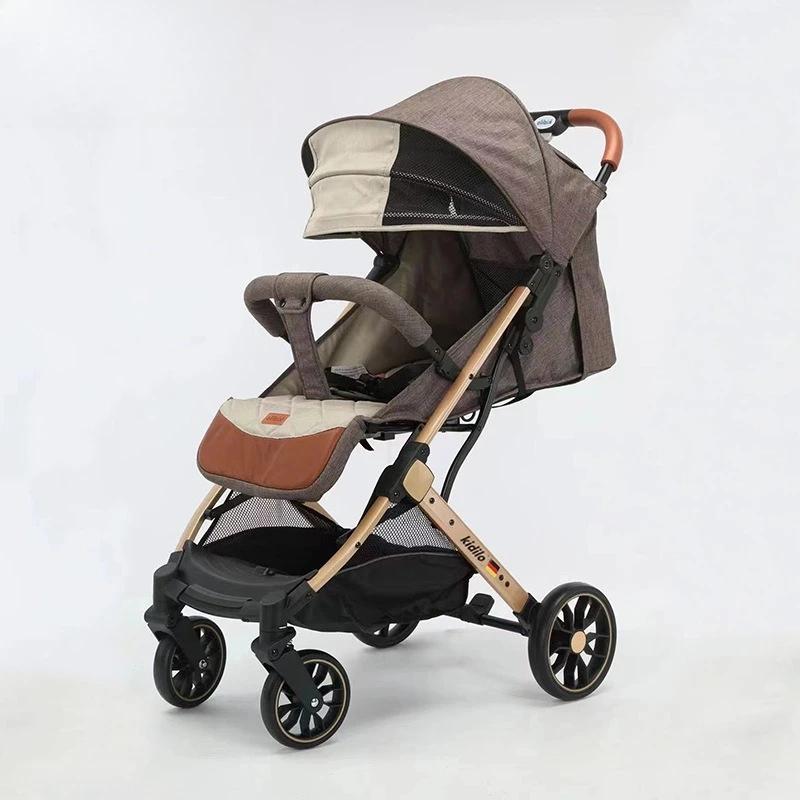 2025 nouvelle poussette pour bébé peut s'asseoir ou s'allonger, poussette multifonctionnelle légère et pliable, poussette pour enfant